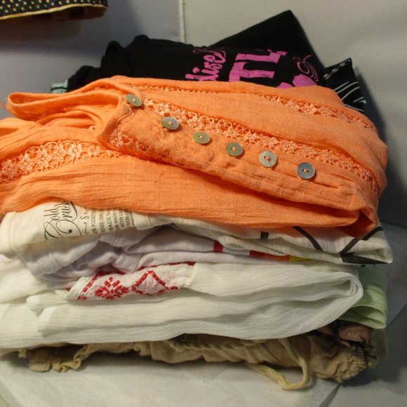 Bundle Lot of 13 Ladies Womens Tops Shirts Blouses Small Sizes - Picture 2 of 13